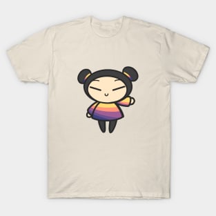 Sunset Vaporwave Pucca T-Shirt